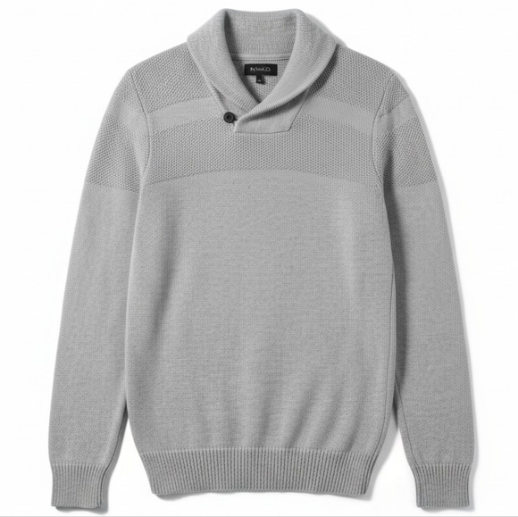 RW&CO. Other - RW&CO Men’s Grey Knit Sweater XS 100% Cotton Slim Fit